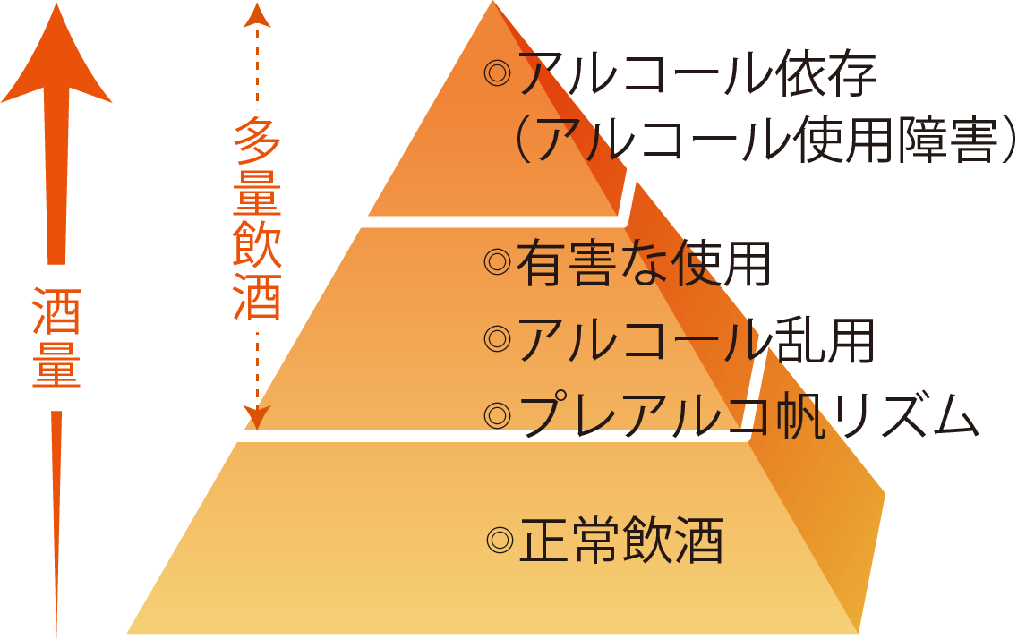飲酒行動の分布(厚生労働省ホームページより)